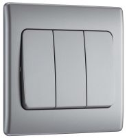 Graphite Color 20A 3-Gang 2-Way Switch