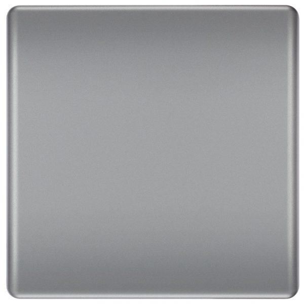 Graphite Color 1-Gang Blank Plate
