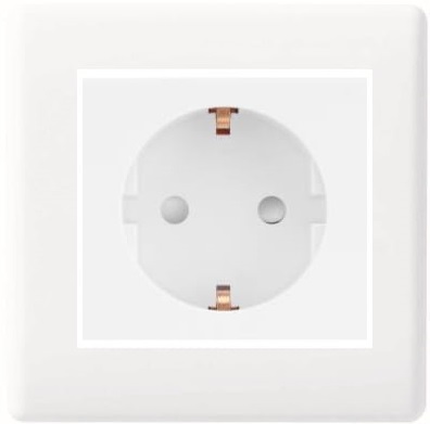 Euro Schuko UnSwitched Socket Module (D)