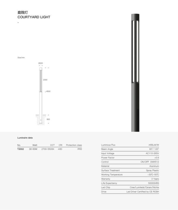 Vector Courtyard Light SPT2002