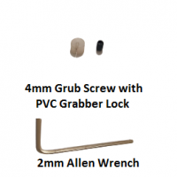 4mm Grub Screw with PVC Grabber Lock